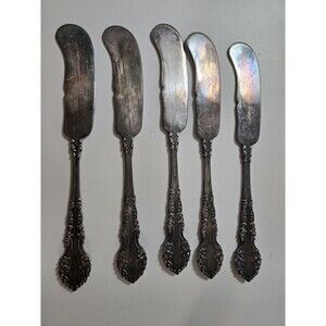 Rogers & Bros Silverplated AI Butter Knife  New Century Pattern Set Of 5